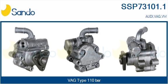 SANDO Гидравлический насос, рулевое управление SSP73101.1