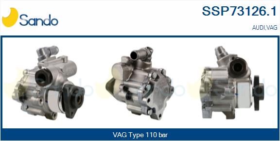 SANDO Гидравлический насос, рулевое управление SSP73126.1