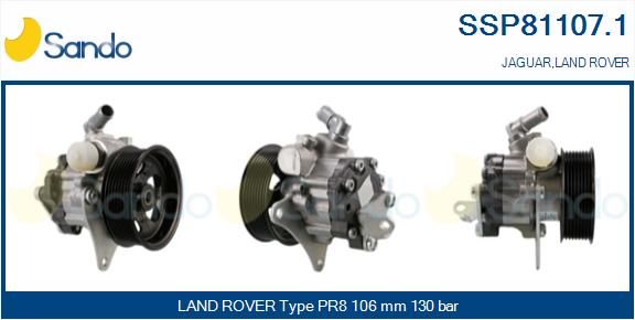 SANDO hidraulinis siurblys, vairo sistema SSP81107.1