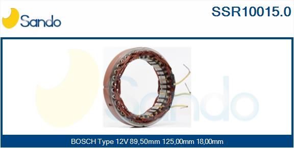 SANDO statorius, kintamosios srovės generatorius SSR10015.0