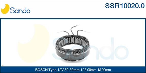 SANDO statorius, kintamosios srovės generatorius SSR10020.0