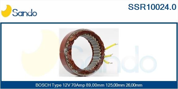 SANDO statorius, kintamosios srovės generatorius SSR10024.0