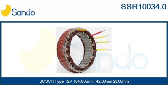 SANDO statorius, kintamosios srovės generatorius SSR10034.0
