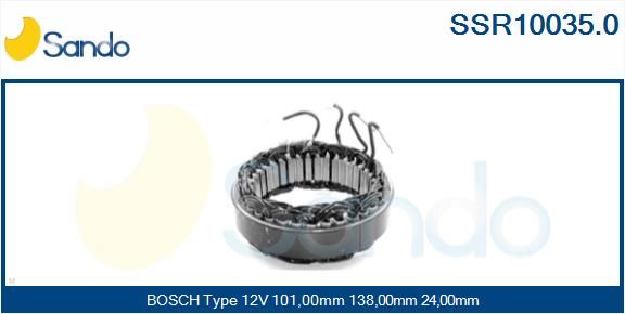 SANDO statorius, kintamosios srovės generatorius SSR10035.0