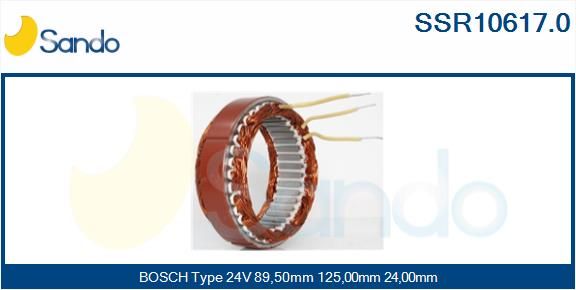 SANDO statorius, kintamosios srovės generatorius SSR10617.0