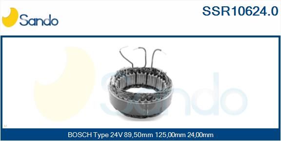 SANDO statorius, kintamosios srovės generatorius SSR10624.0