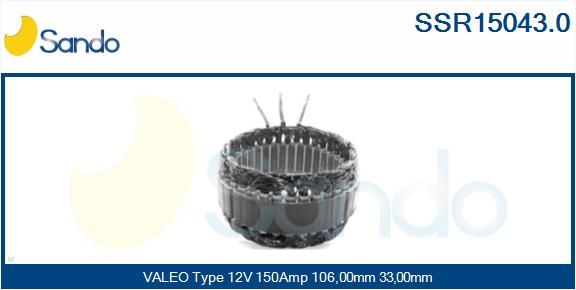 SANDO statorius, kintamosios srovės generatorius SSR15043.0