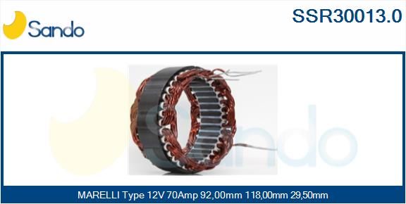SANDO statorius, kintamosios srovės generatorius SSR30013.0