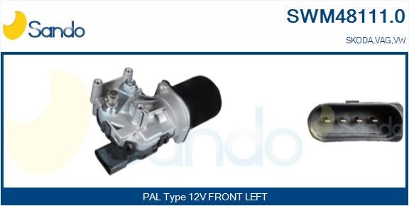 SANDO Двигатель стеклоочистителя SWM48111.0