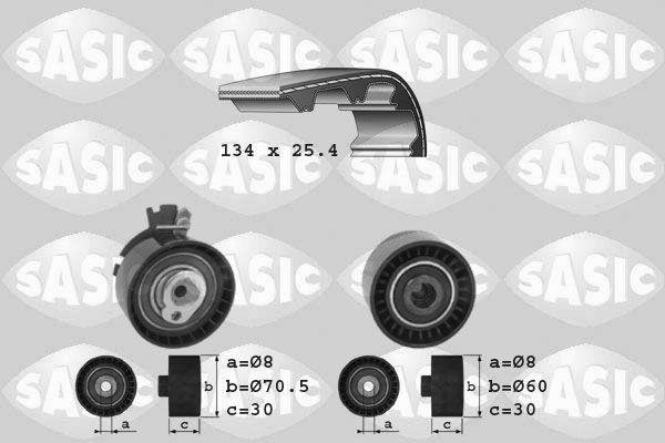 SASIC Комплект ремня ГРМ 1750006