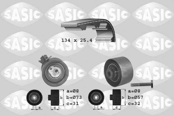 SASIC Комплект ремня ГРМ 1750007