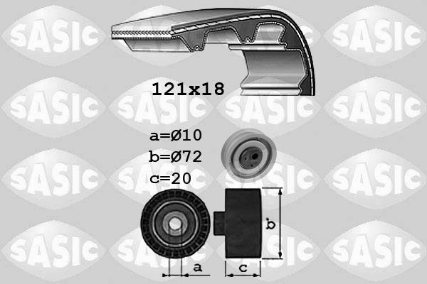 SASIC Комплект ремня ГРМ 1756039