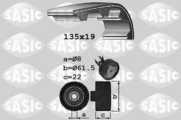 SASIC Комплект ремня ГРМ 1756057