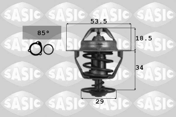 SASIC termostatas, aušinimo skystis 3306029