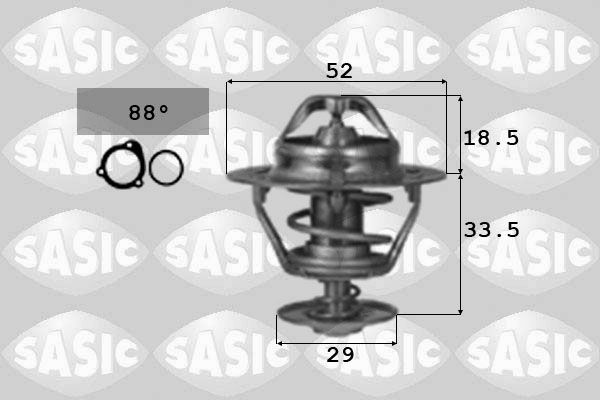 SASIC termostatas, aušinimo skystis 3306064