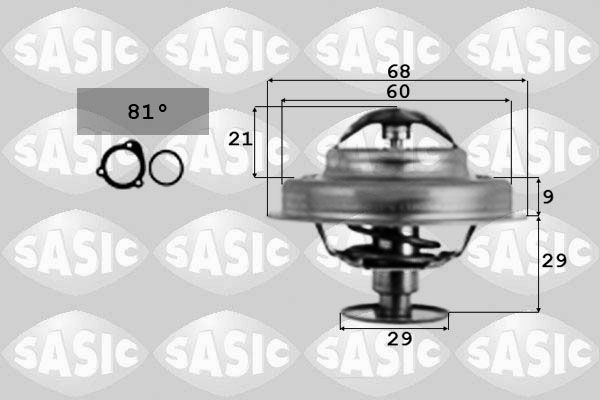 SASIC termostatas, aušinimo skystis 3371641