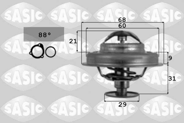 SASIC termostatas, aušinimo skystis 4000359