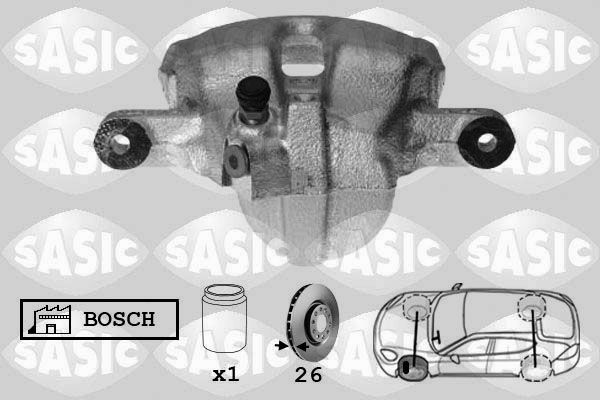 SASIC Тормозной суппорт 6500054