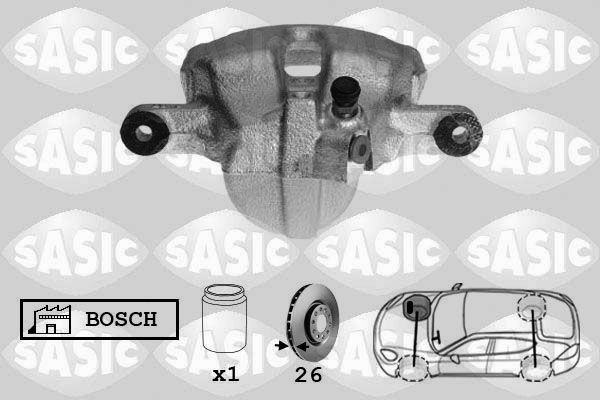 SASIC Тормозной суппорт 6500055