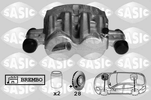 SASIC Тормозной суппорт 6500063