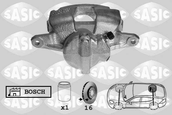 SASIC Тормозной суппорт 6500067