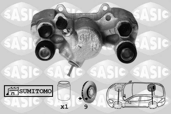 SASIC Тормозной суппорт 6506205