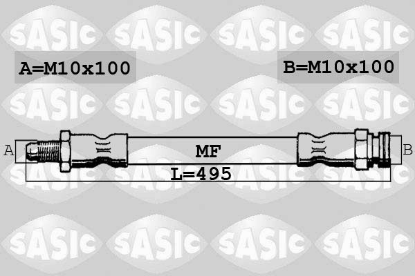 SASIC Тормозной шланг 6600016
