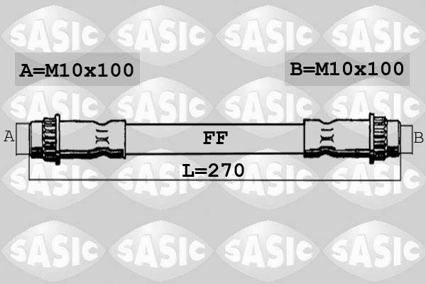 SASIC Тормозной шланг 6600045