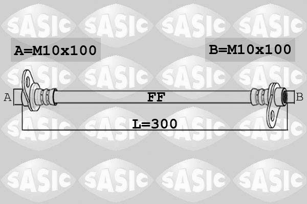 SASIC Тормозной шланг 6600061