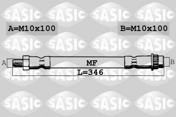 SASIC Тормозной шланг 6604003