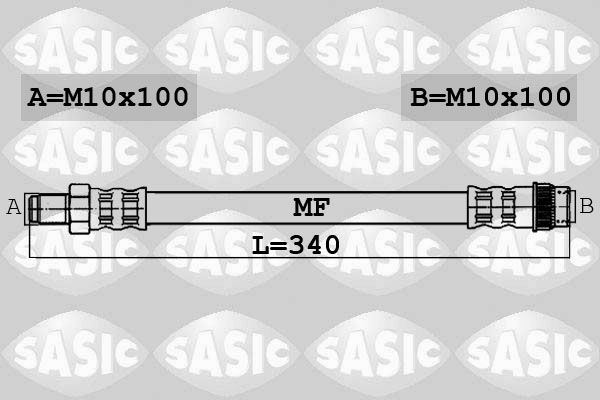 SASIC stabdžių žarnelė 6604010