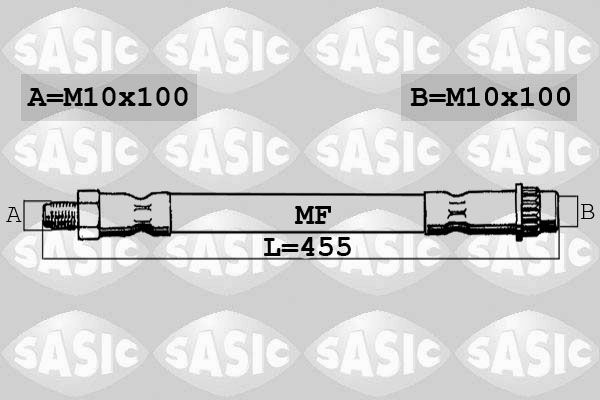 SASIC stabdžių žarnelė 6604012