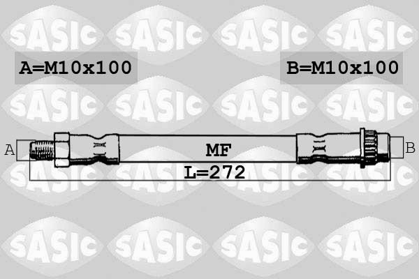 SASIC stabdžių žarnelė 6604014