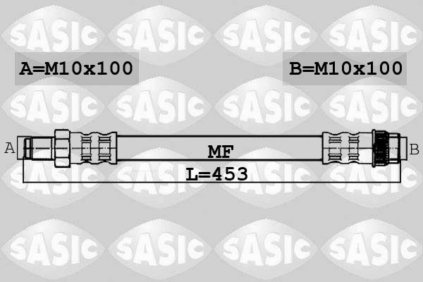 SASIC stabdžių žarnelė 6604021