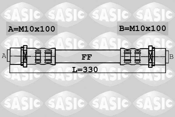 SASIC Тормозной шланг 6606008