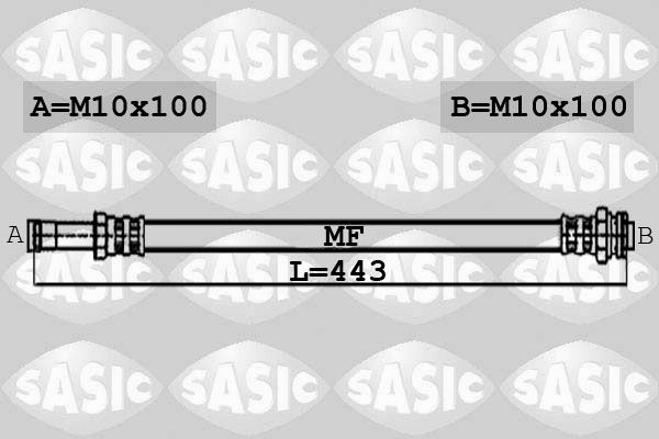 SASIC stabdžių žarnelė 6606011