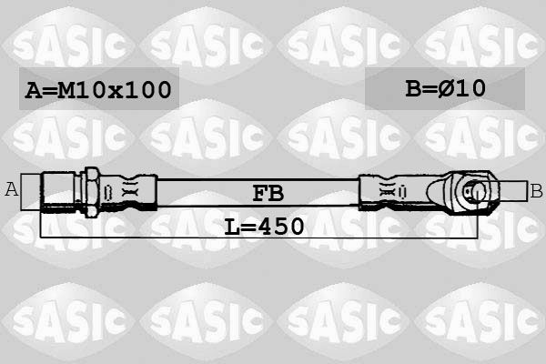 SASIC Тормозной шланг 6606015