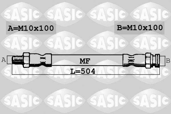 SASIC Тормозной шланг 6606024