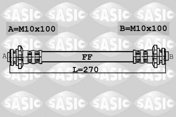 SASIC stabdžių žarnelė 6606036