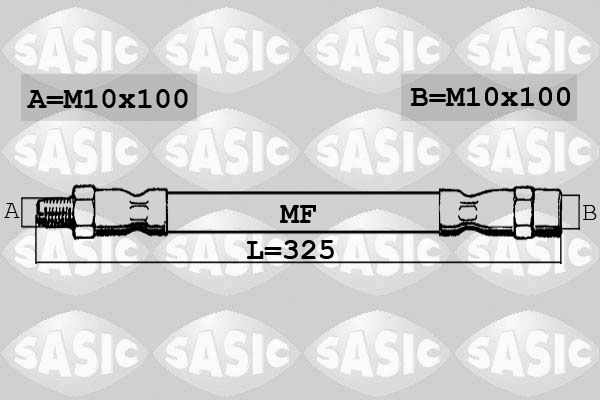 SASIC Тормозной шланг 6606037