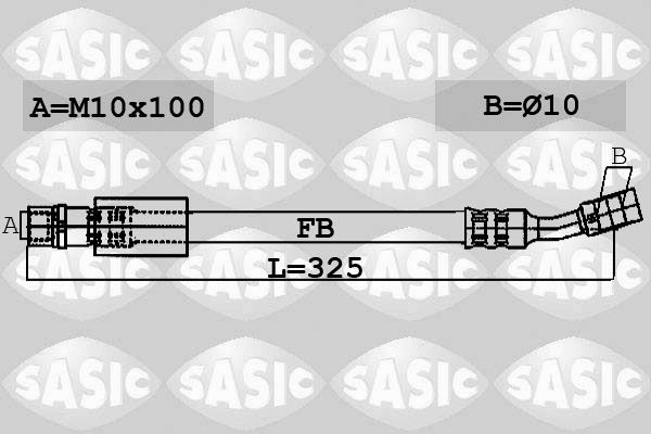 SASIC stabdžių žarnelė 6606048