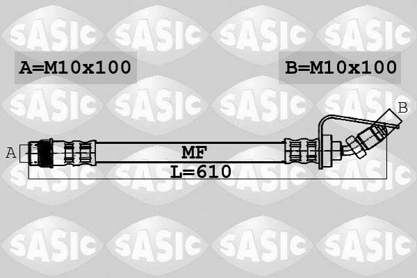 SASIC stabdžių žarnelė 6606075