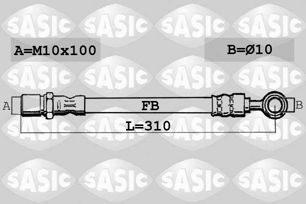 SASIC stabdžių žarnelė 6606109