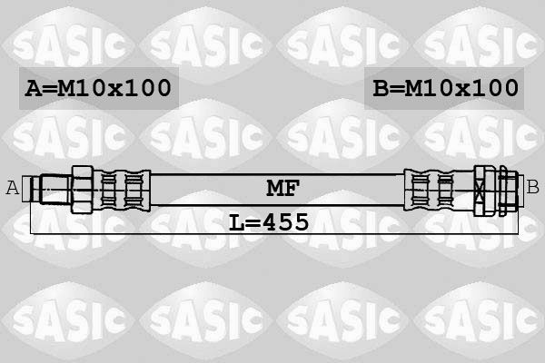 SASIC stabdžių žarnelė 6606132