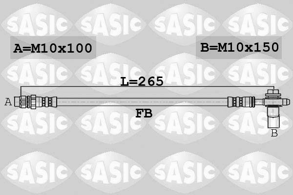 SASIC Тормозной шланг 6606170