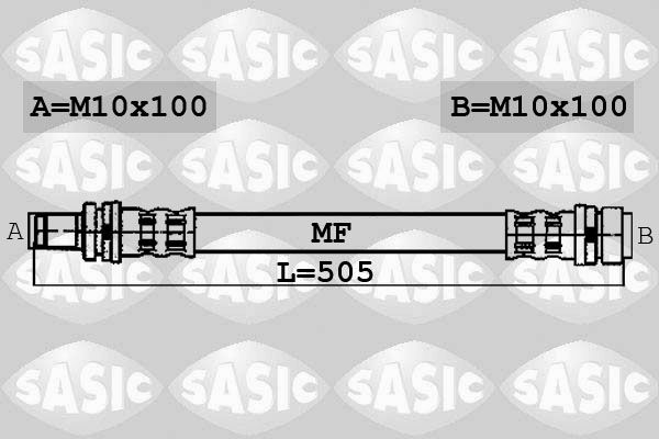 SASIC stabdžių žarnelė 6606171