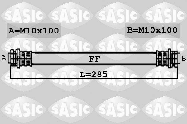SASIC Тормозной шланг 6606210