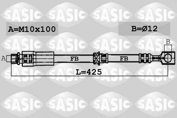 SASIC Тормозной шланг 6606215