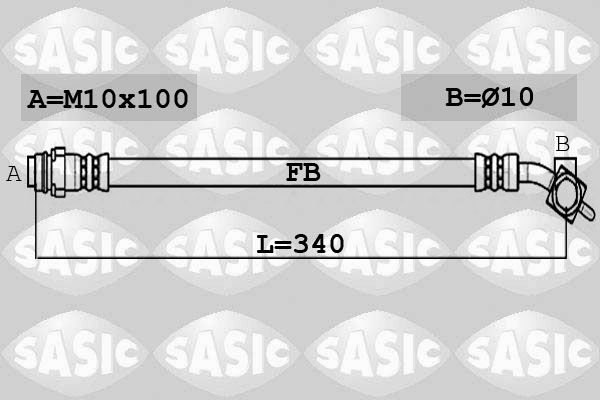 SASIC stabdžių žarnelė 6606219