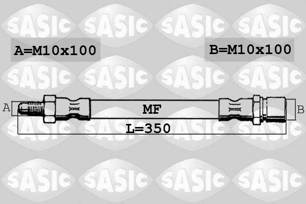 SASIC Тормозной шланг 6606237
